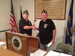 5/10/2016 Commander Steve Collins Gets Gavel